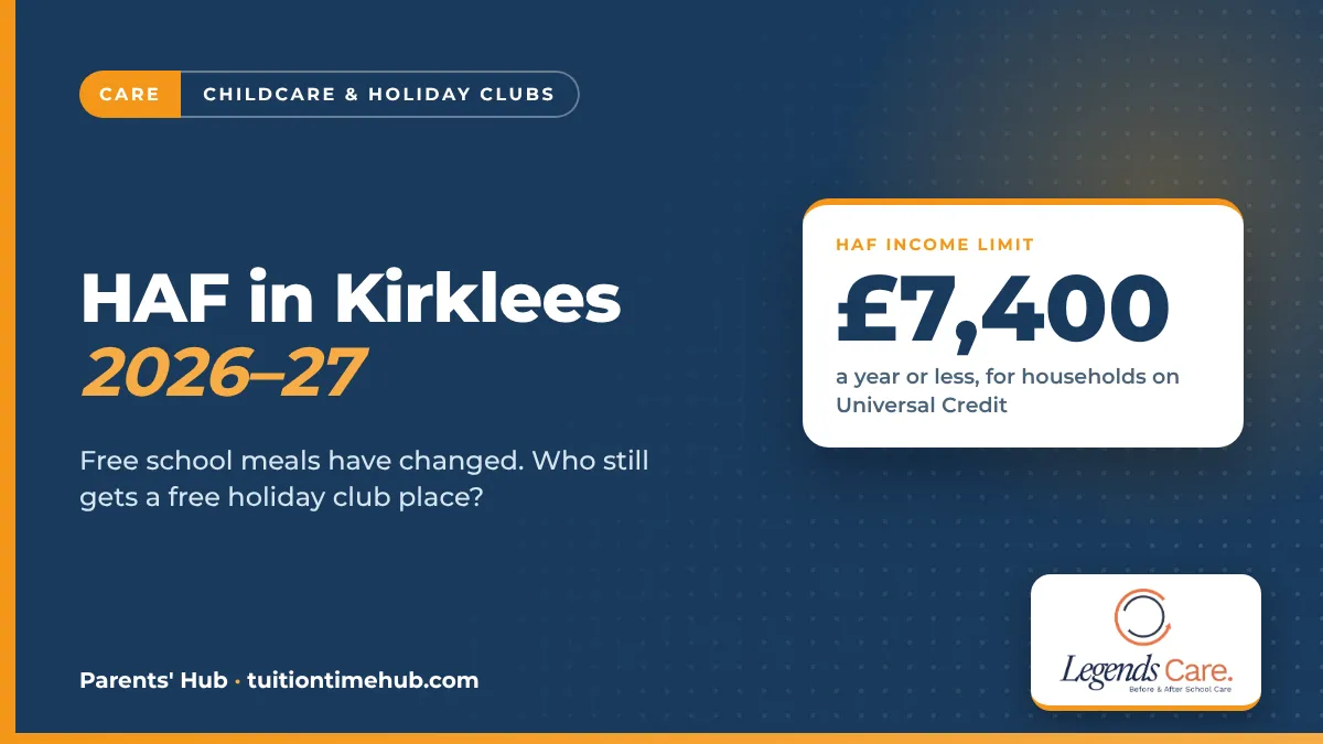 HAF in Kirklees 2026–27: Who's Eligible for Free Holiday Clubs?