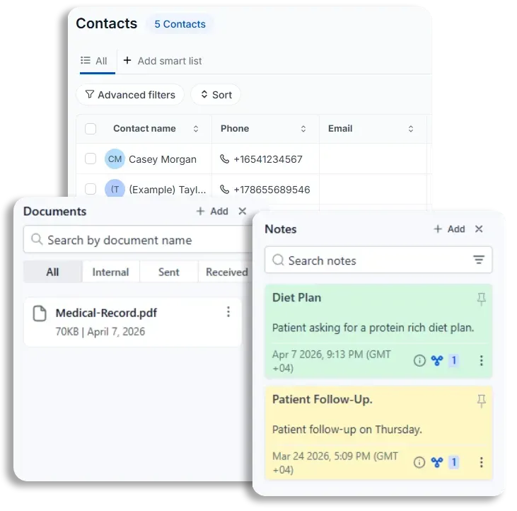 Triggant CRM Contacts