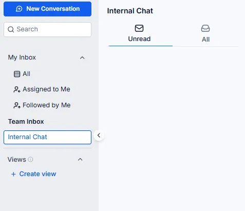 Triggant CRM Team Chat
