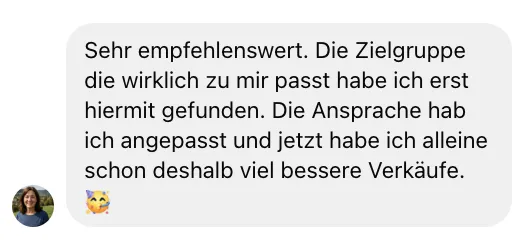 Testimonial Anita für mehr Business Klarheit