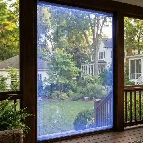 Deck repair contractor replacing damaged deck boards