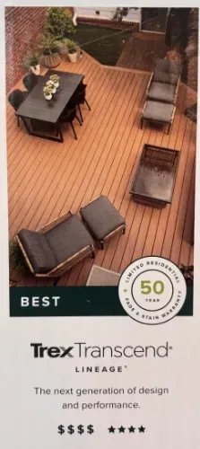 Trex Select composite decking system