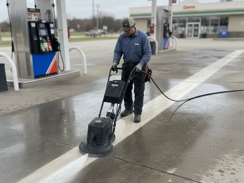 Benton, KY Gas Station Pressure Washing