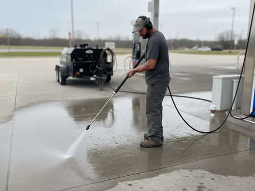 Kevil, KY Gas Station Pressure Washing