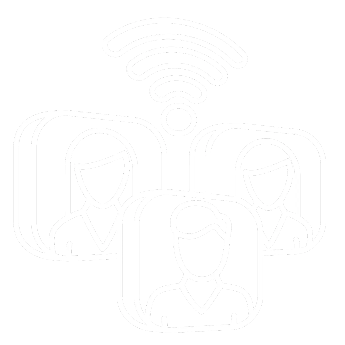 Silhouette pulling something