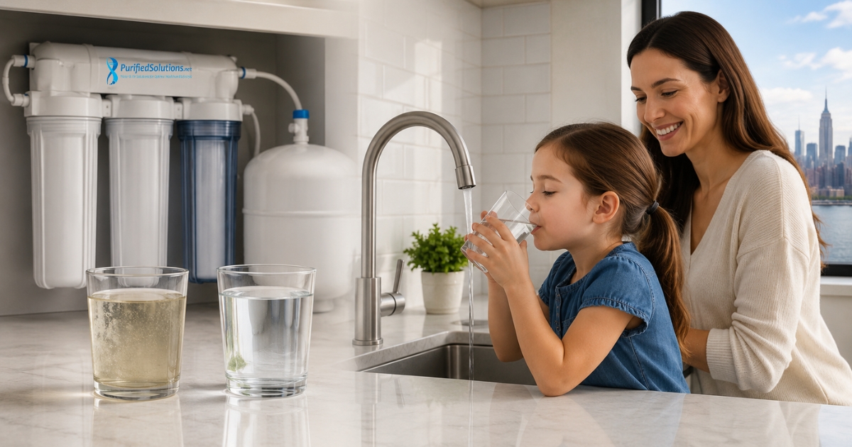 Home Water Filtration in NY for Chlorine & Hard Water