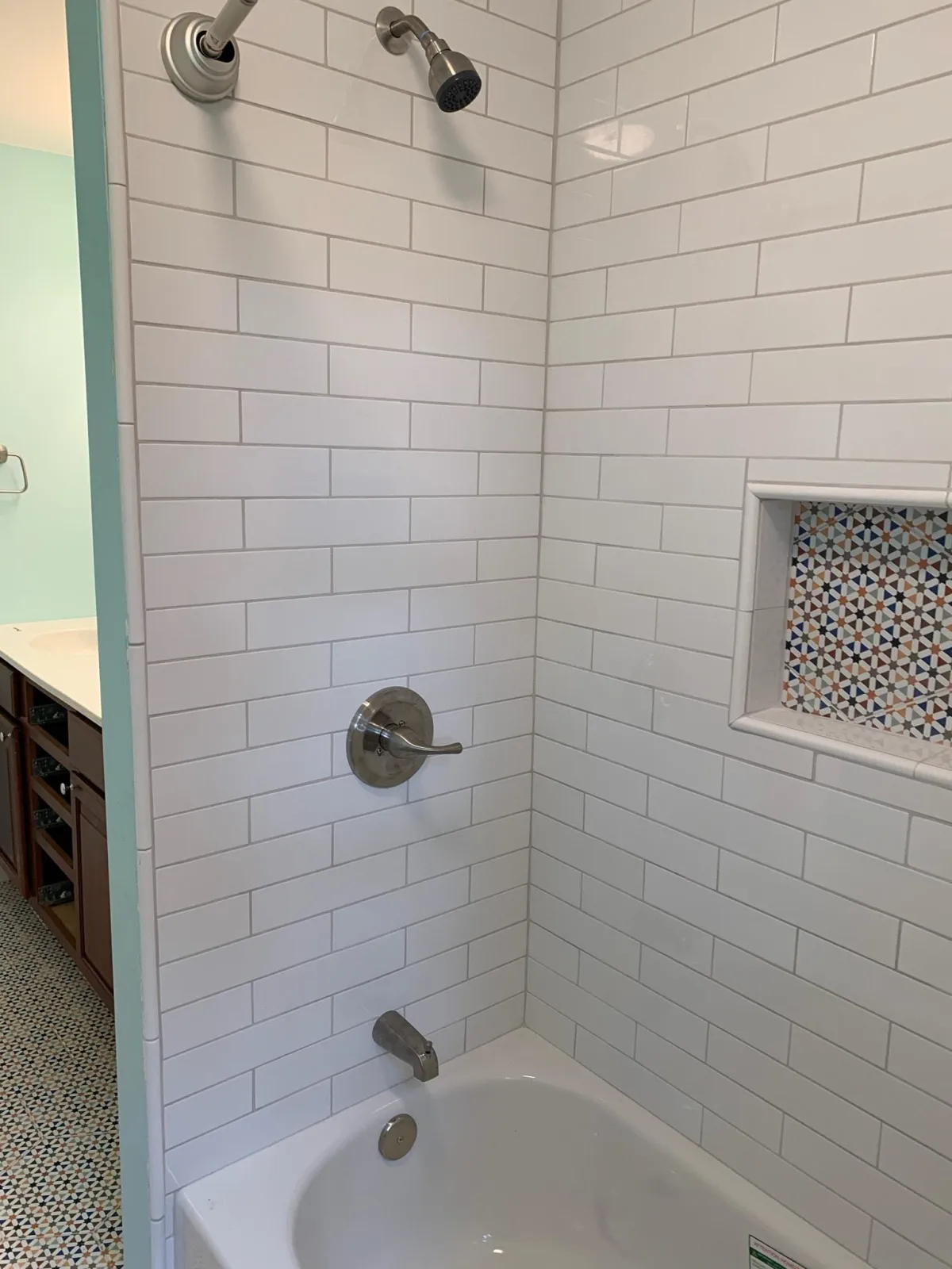 bathroom remodel - shower and tiles