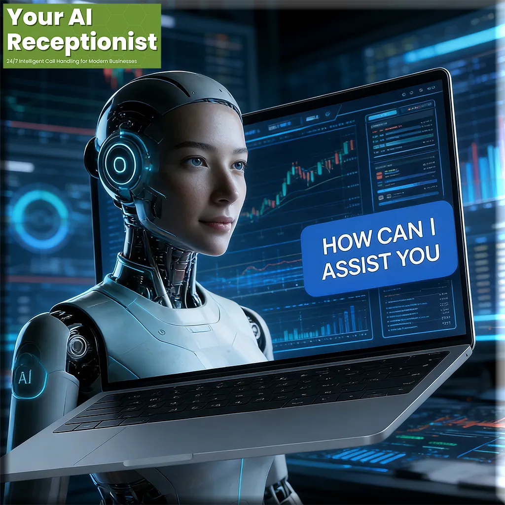 AI receptionist answering calls 24/7 for small business