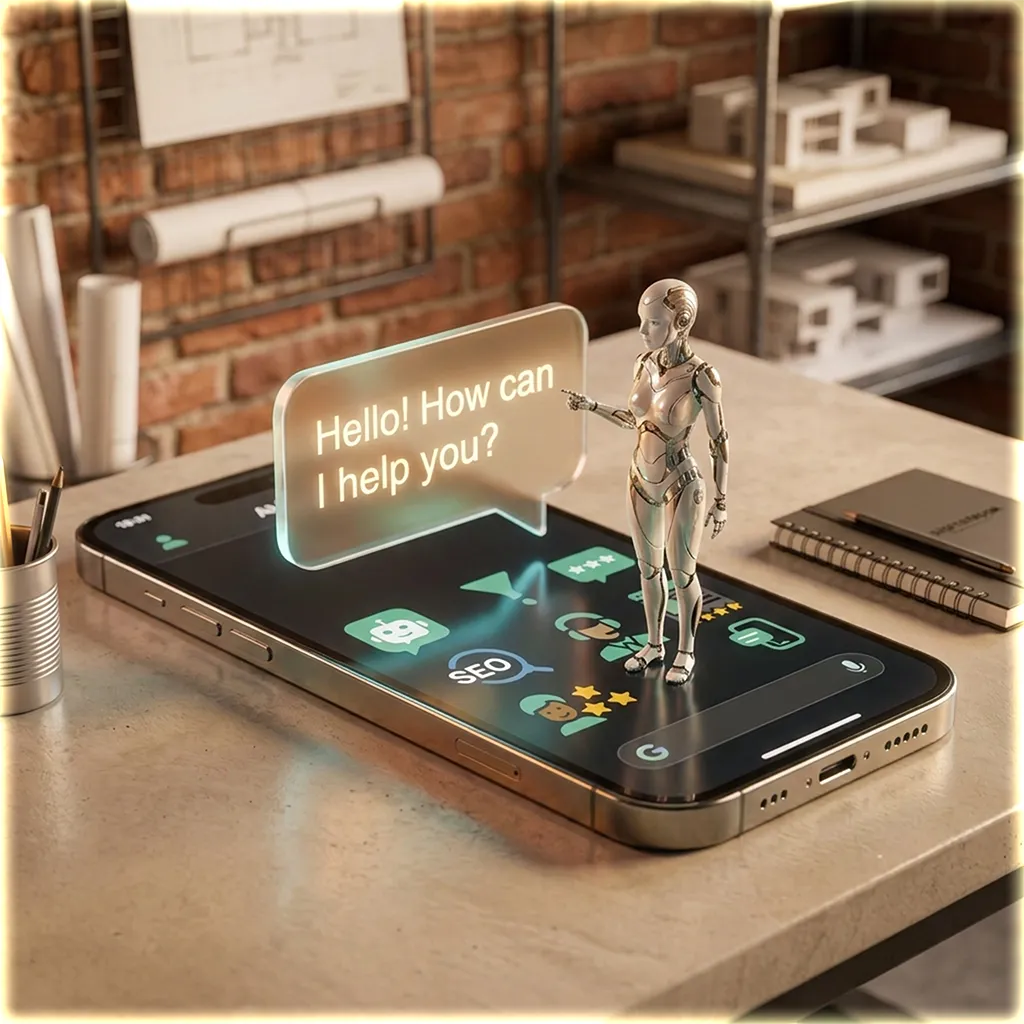 AI chatbot converting website visitors into customers
