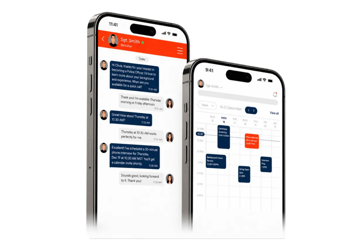 Proactive Recruiter App mobile screen