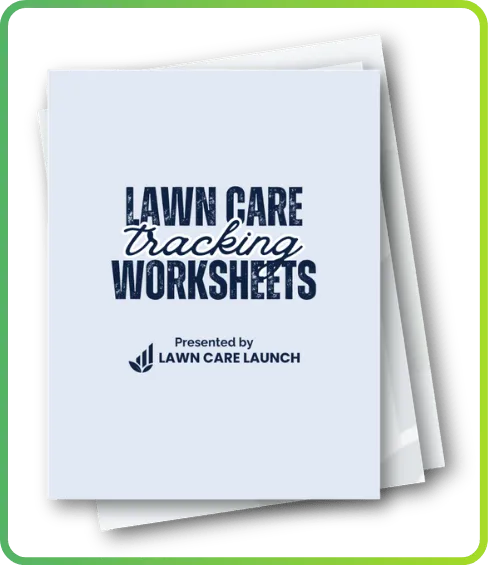 Lawn Care Launch Tracking Worksheets