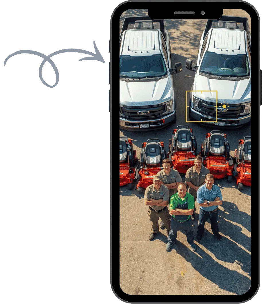 picture of a scaled lawn care business