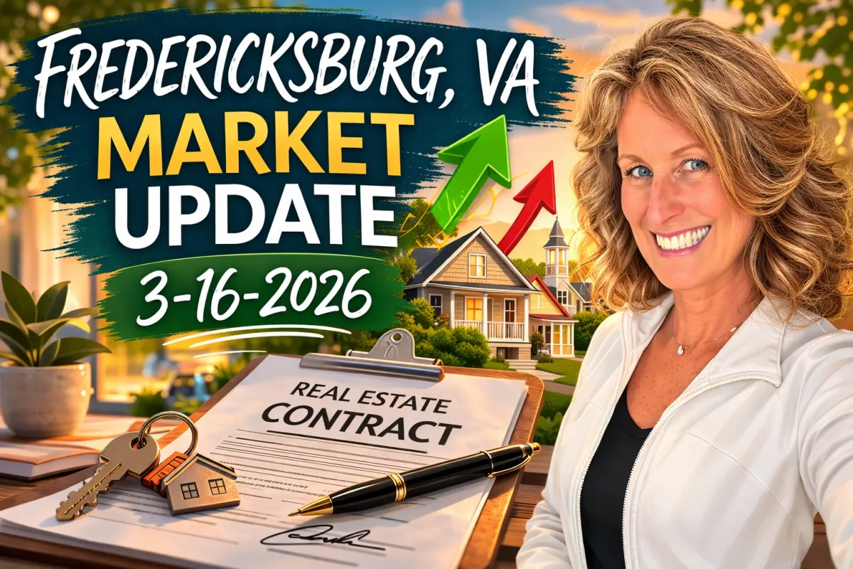 🏡📊Fredericksburg VA Real Estate Market Update – Week of March 16, 2026 🏡📊