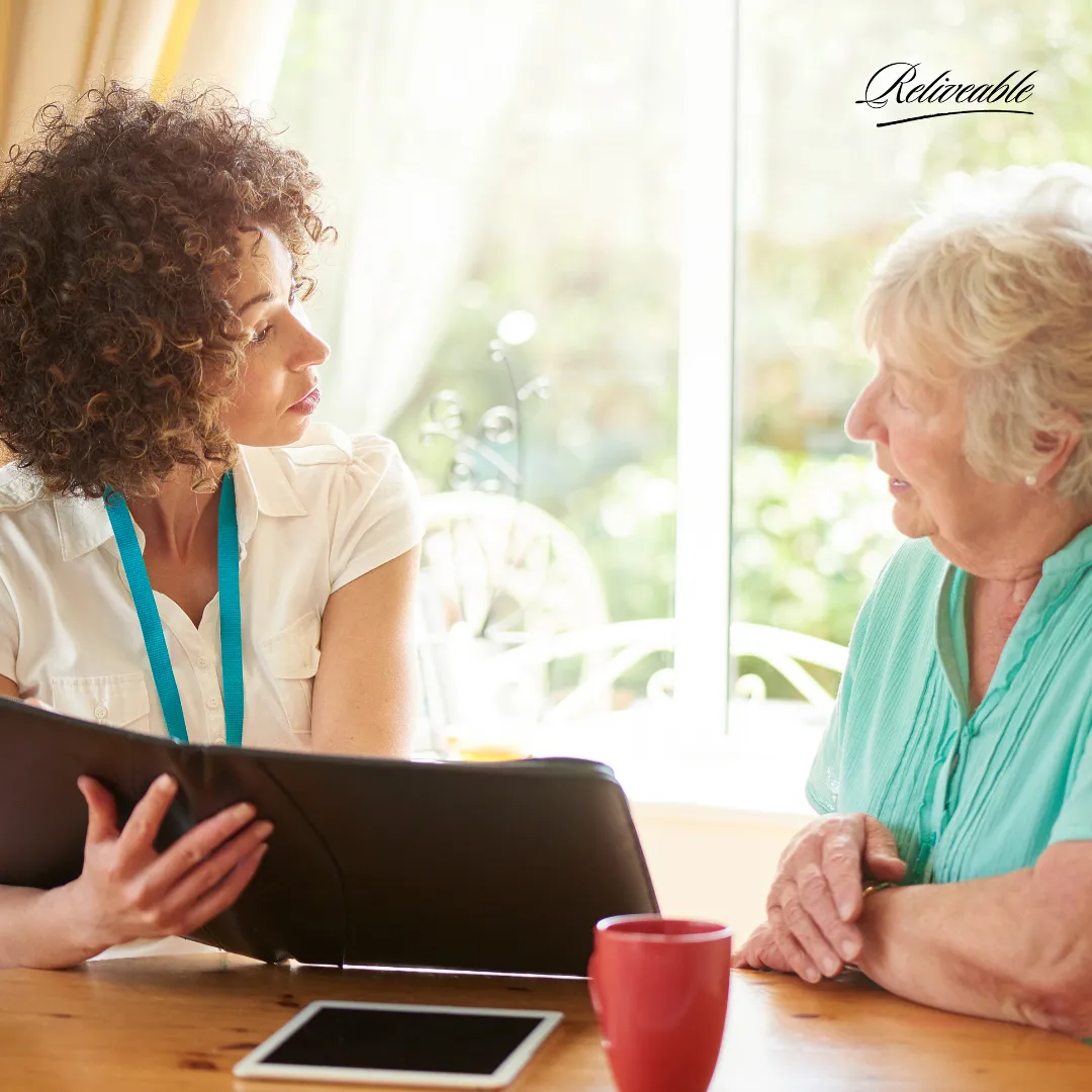 a Reliveable agent speaking with someone about creating an interactive voice memorial