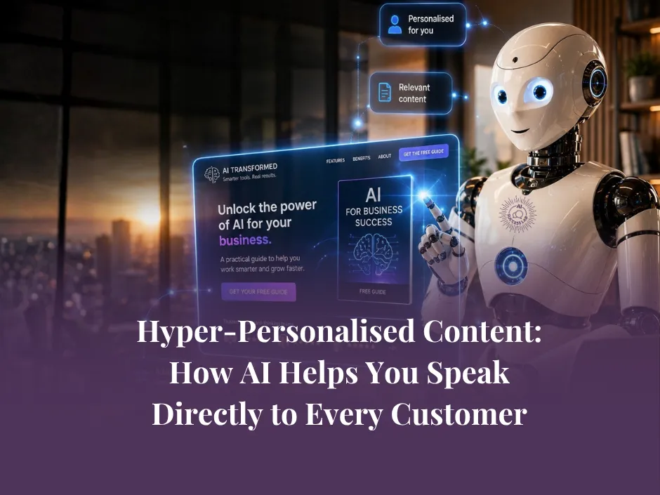 How AI Helps You Deliver Hyper-Personalised Content at Scale