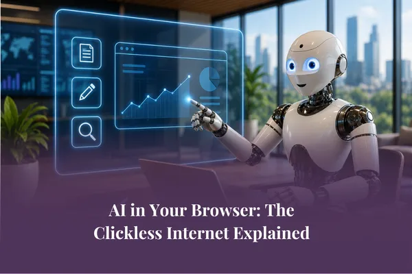 AI in Your Browser: The Clickless Internet Explained