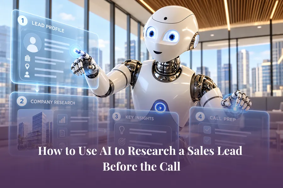 How to Use AI to Research a Sales Lead Before the Call
