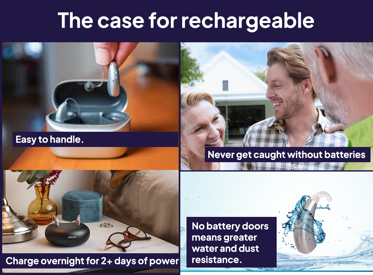 benefits of rechargeable hearing aids