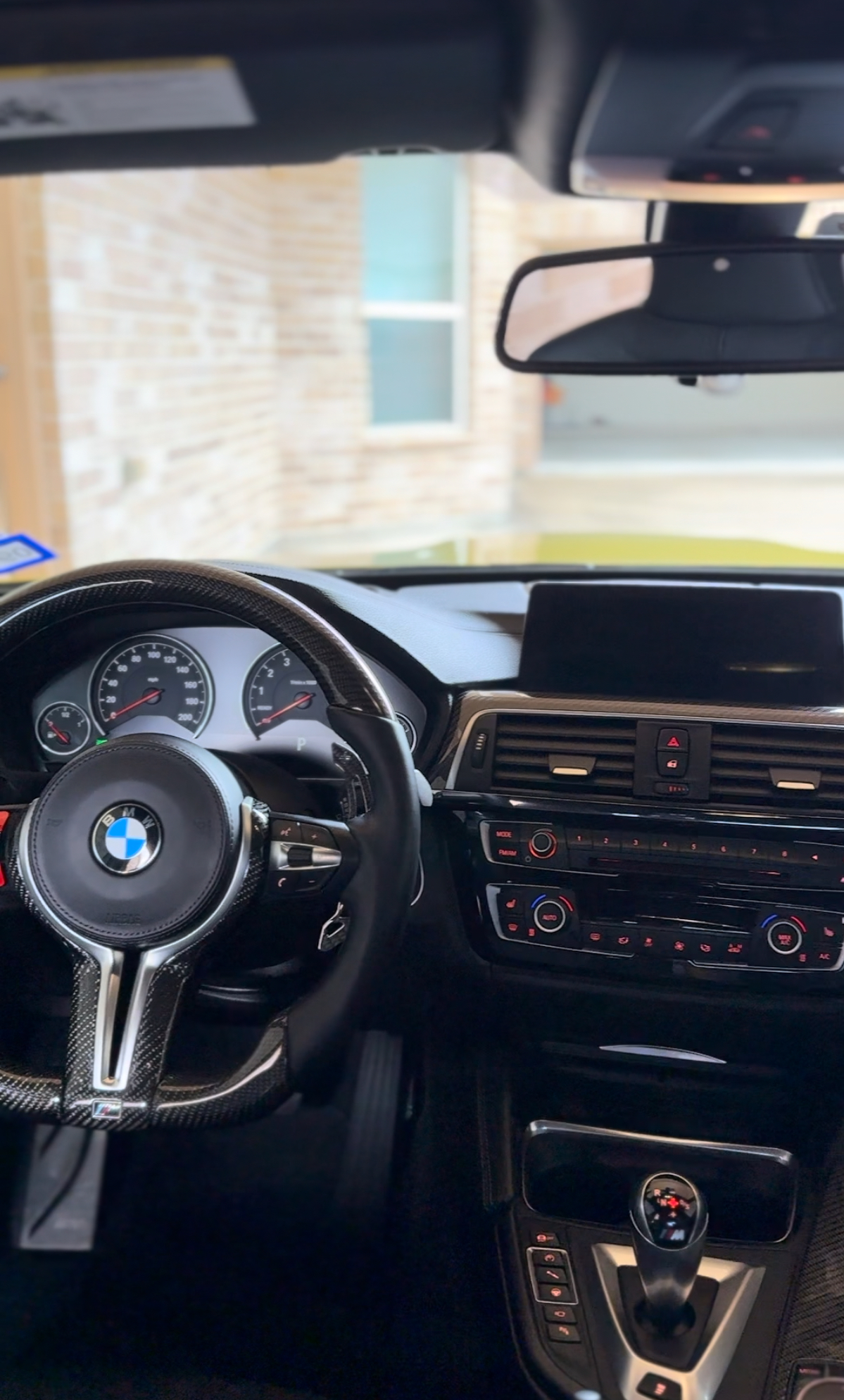 Deep cleaned Interior of BMW M3 Competition