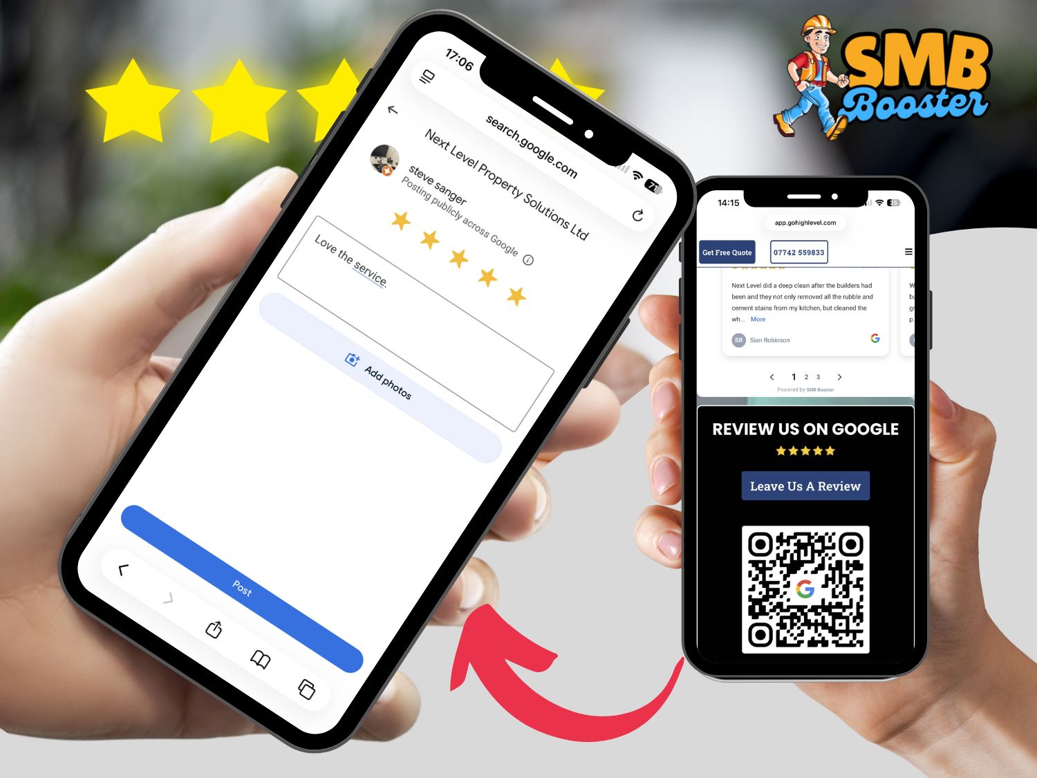 clanin business reviews qr code