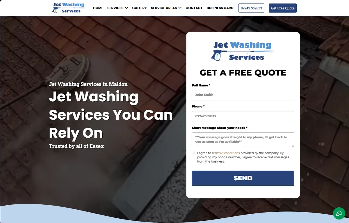 shutter businesses websites 