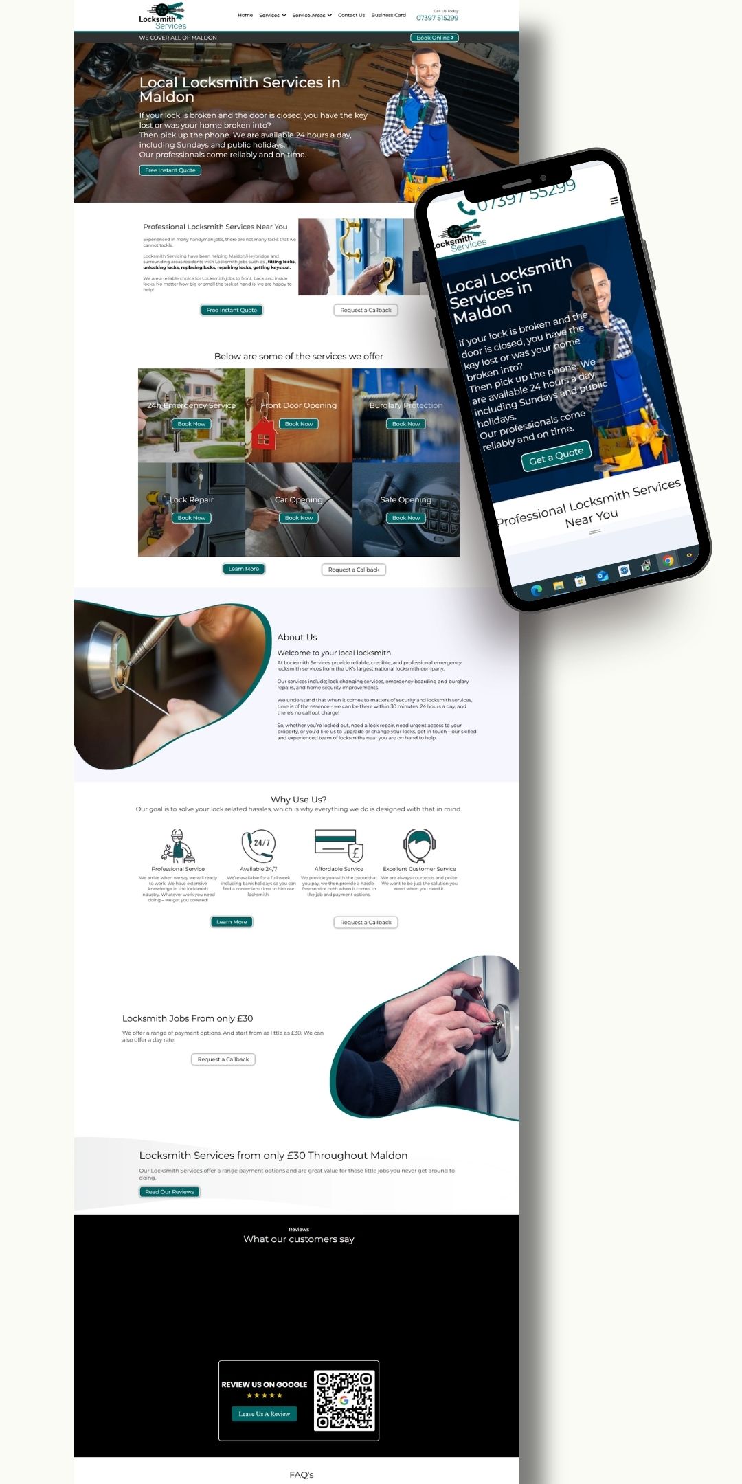 locksmith website design essex