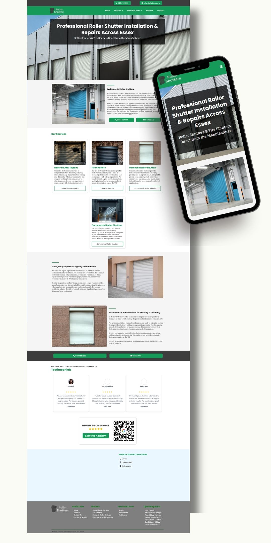 Blinds Shutters website