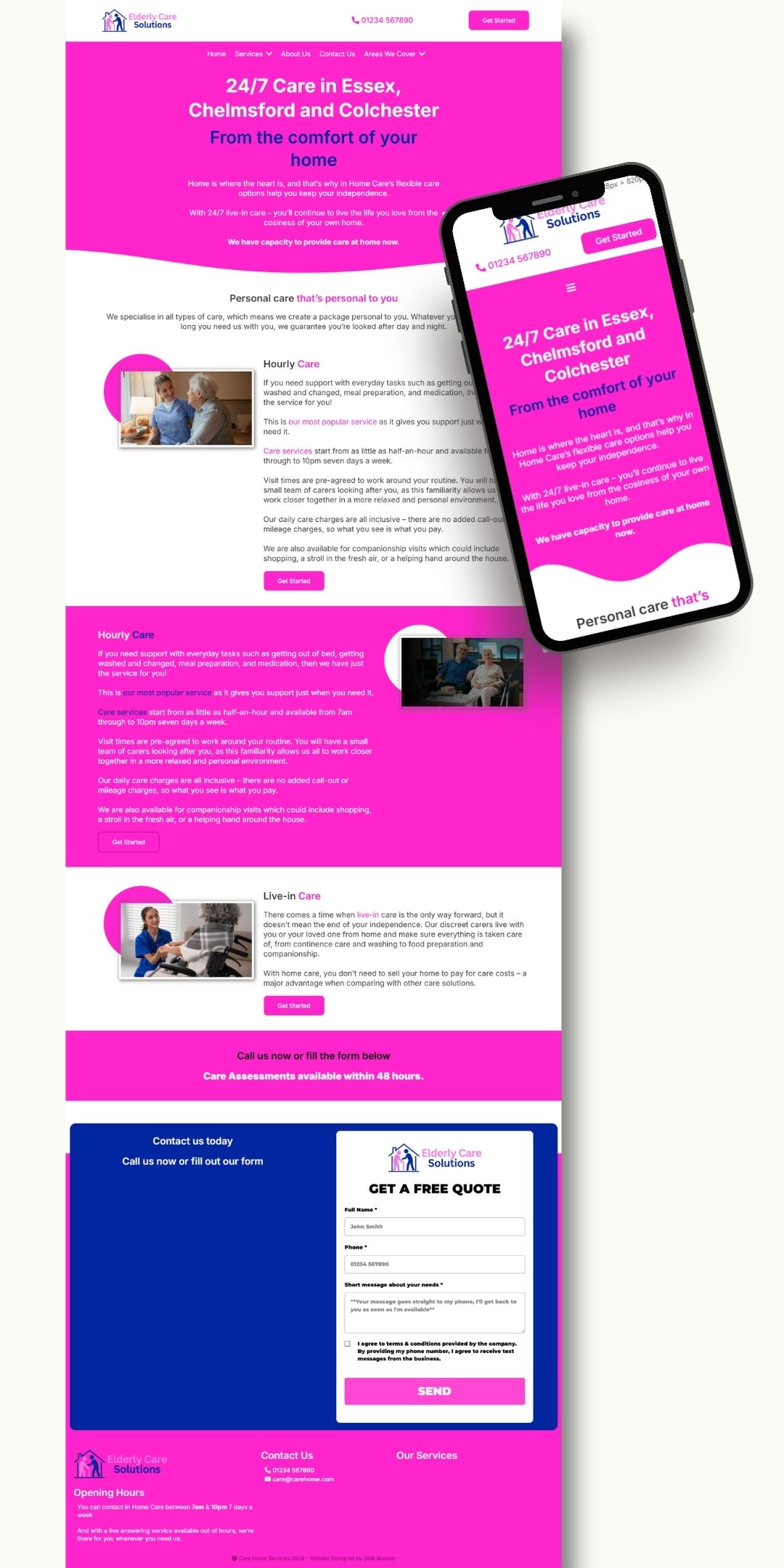 Blinds Shutters website