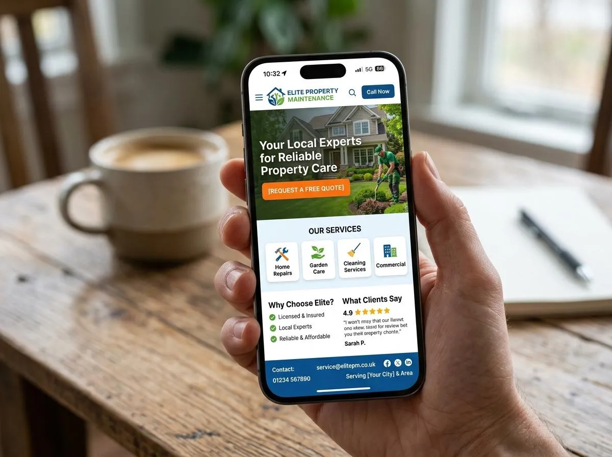 Property Maintenance Websites Designed for Mobile