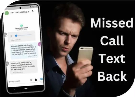 Missed call text back