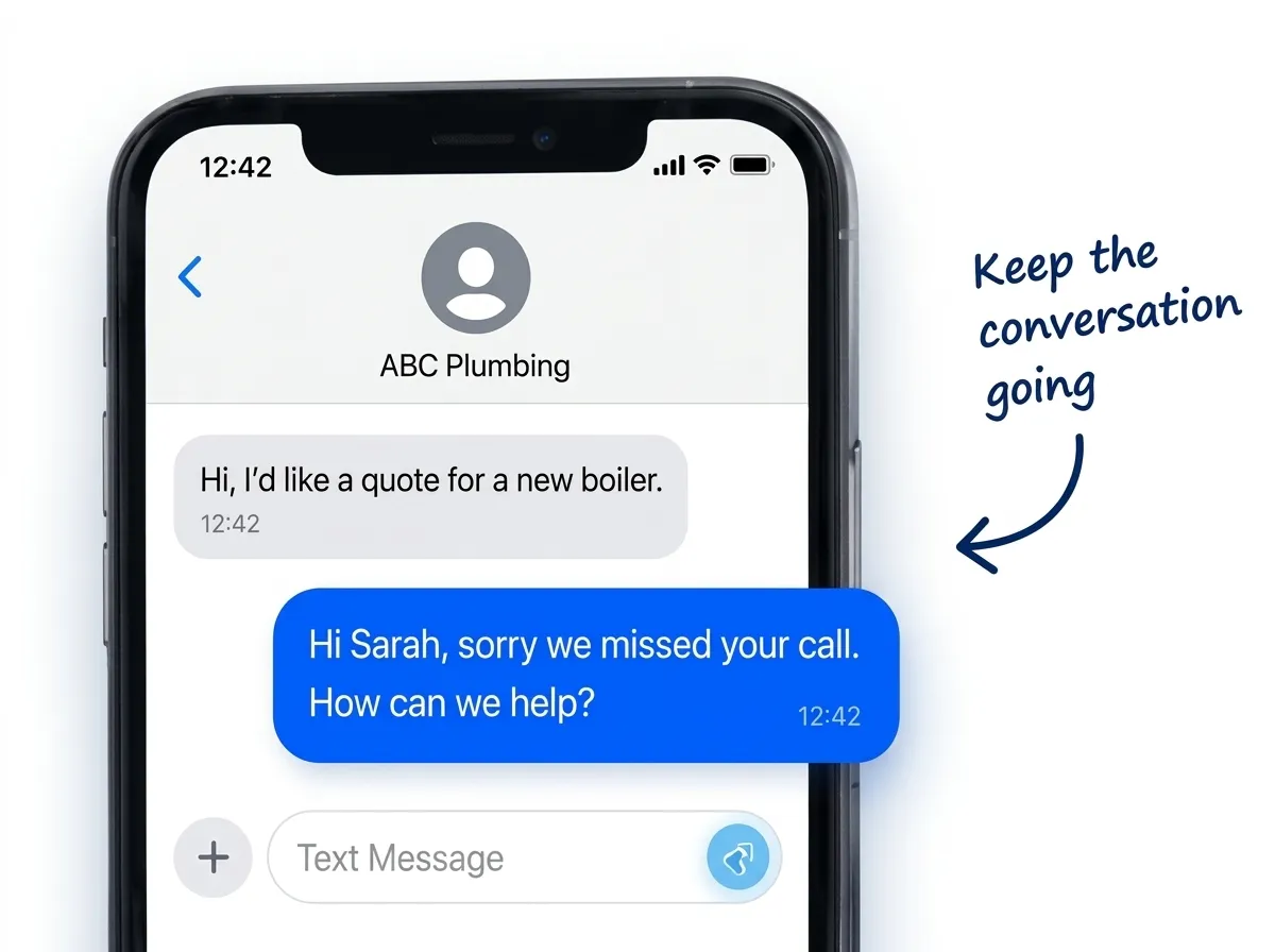 WHAT IS MISSED CALL TEXT BACK?