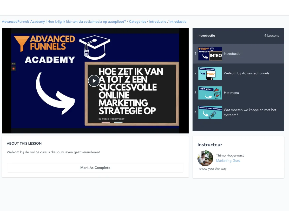 Online cursusplatform voor coaches - Geautomatiseerd en onbeperkt