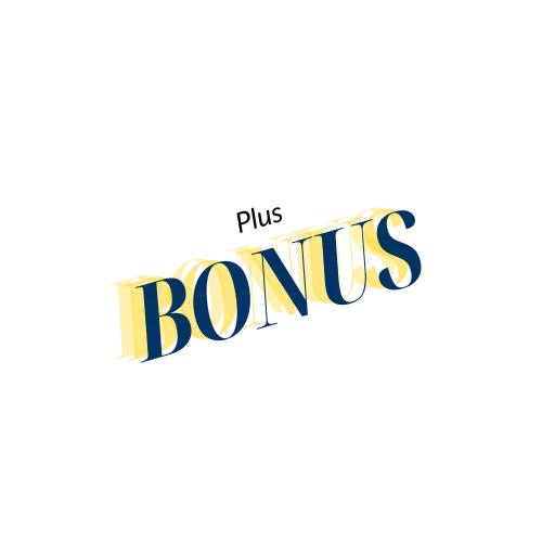 Schriftzug Plus Bonus