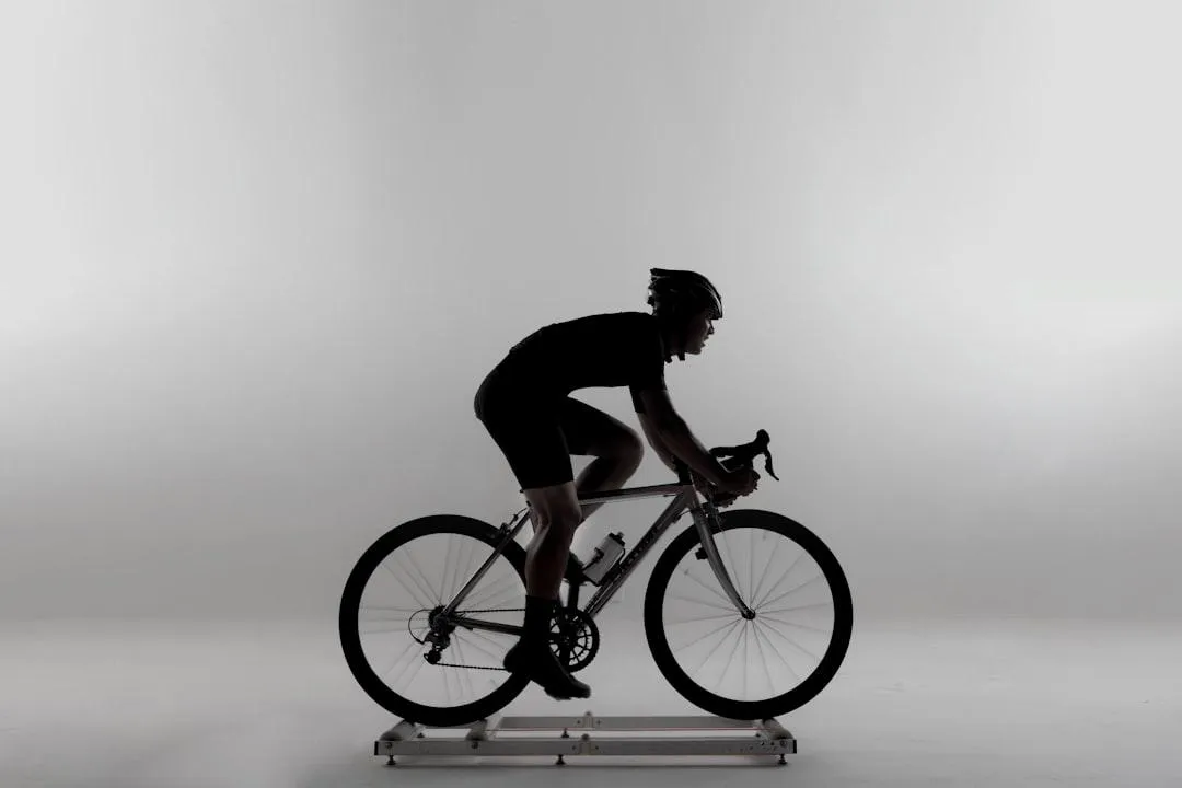 a photo of a cyclist