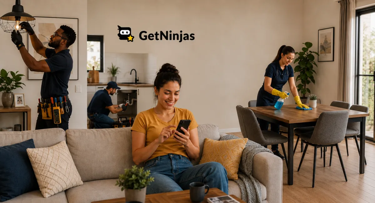 GetNinjas: como ganhar renda extra oferecendo o que você já sabe fazer