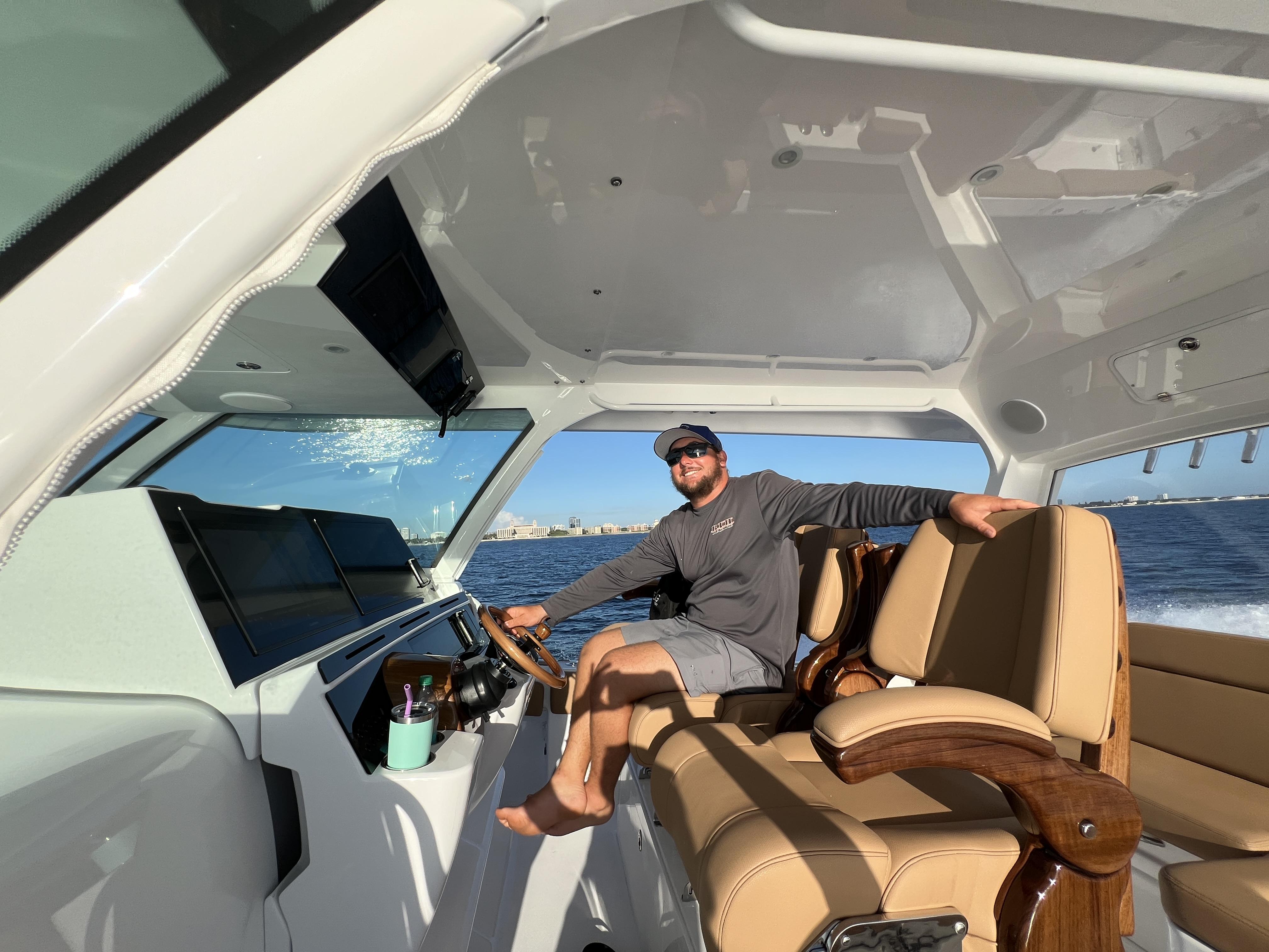 Blye Hofstetter delivering a 56 HCB