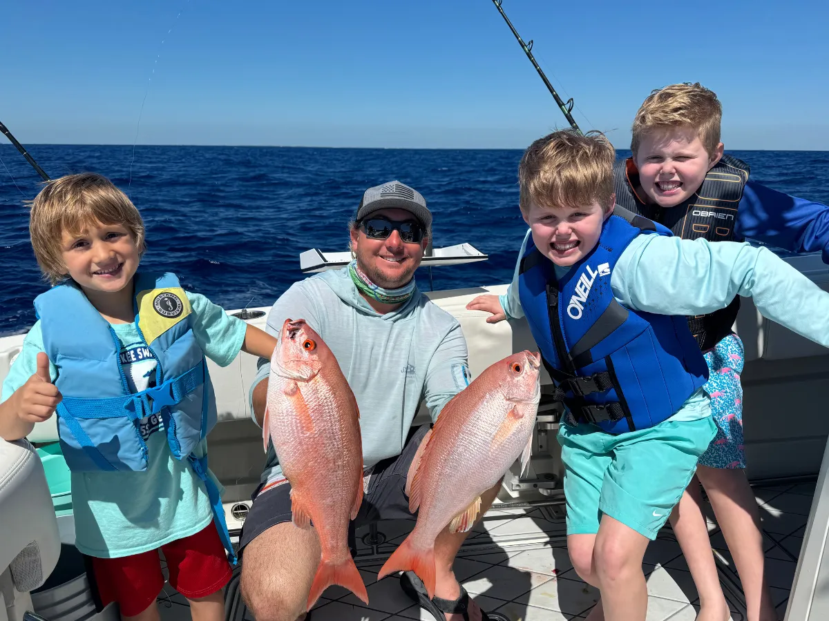 Catching fish with the kids on The Reel Authority