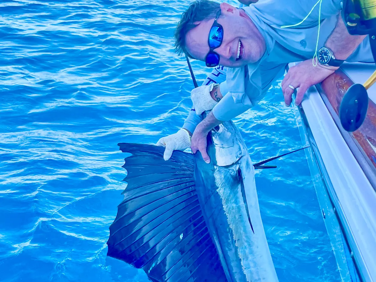 First catch on The Reel Authority