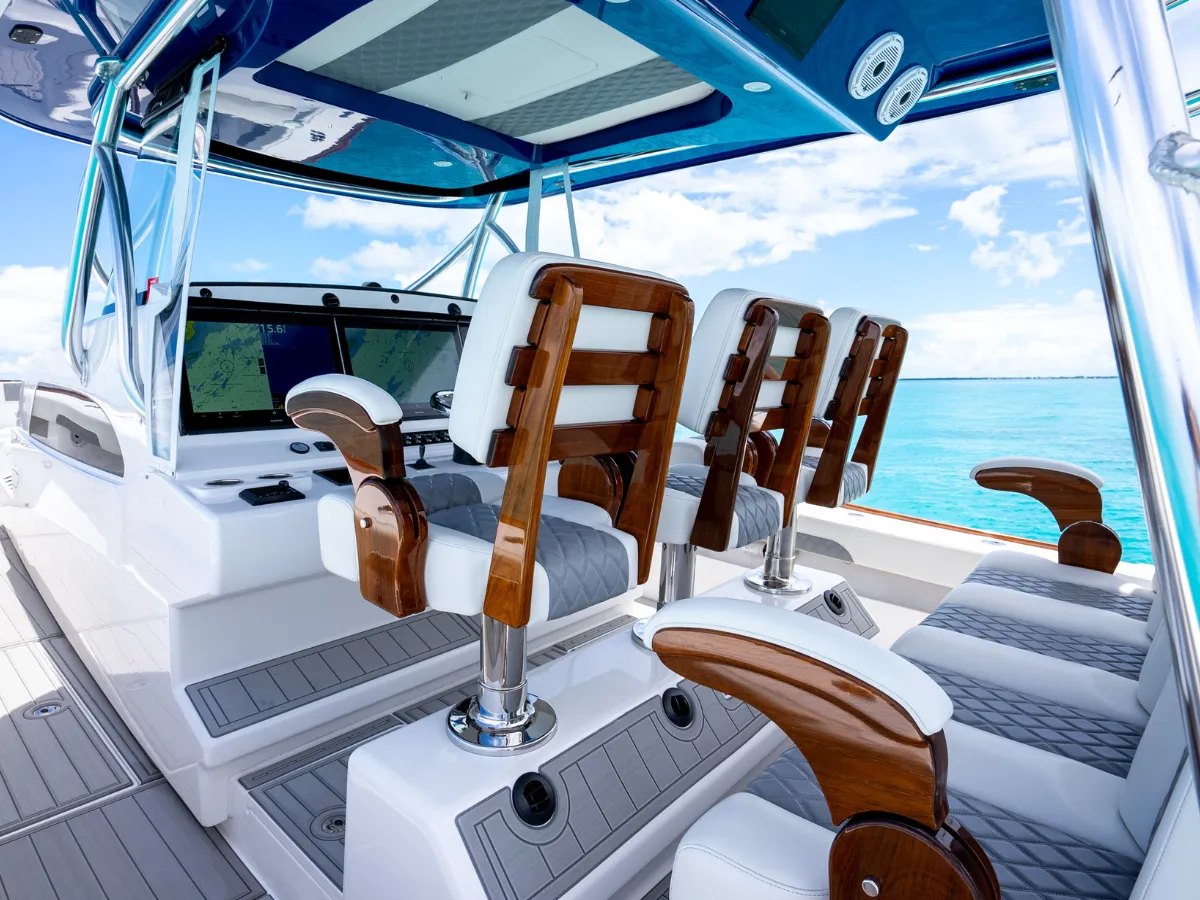 The Reel Authority double row seating