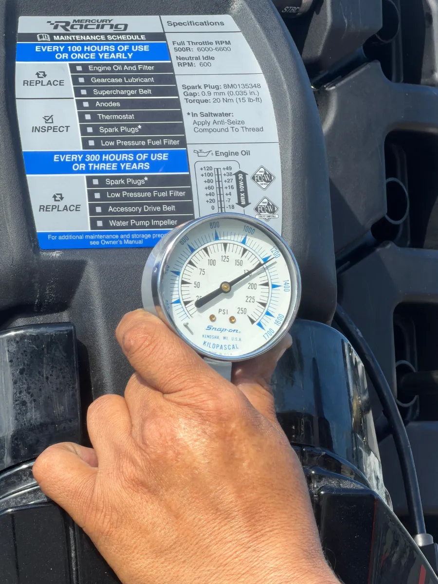 Mercury 500R compression test