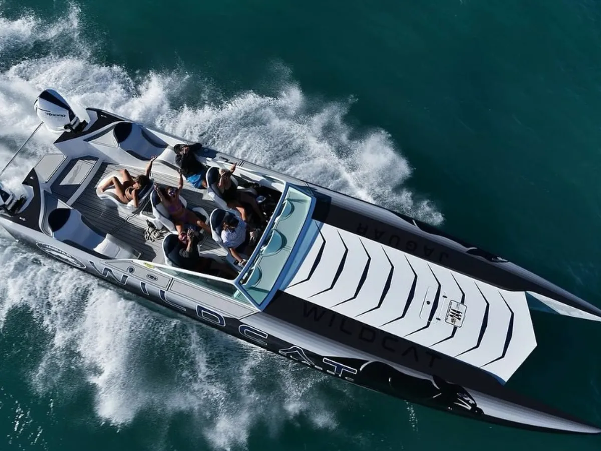 Jaguar powerboats at the Key West Poker Run