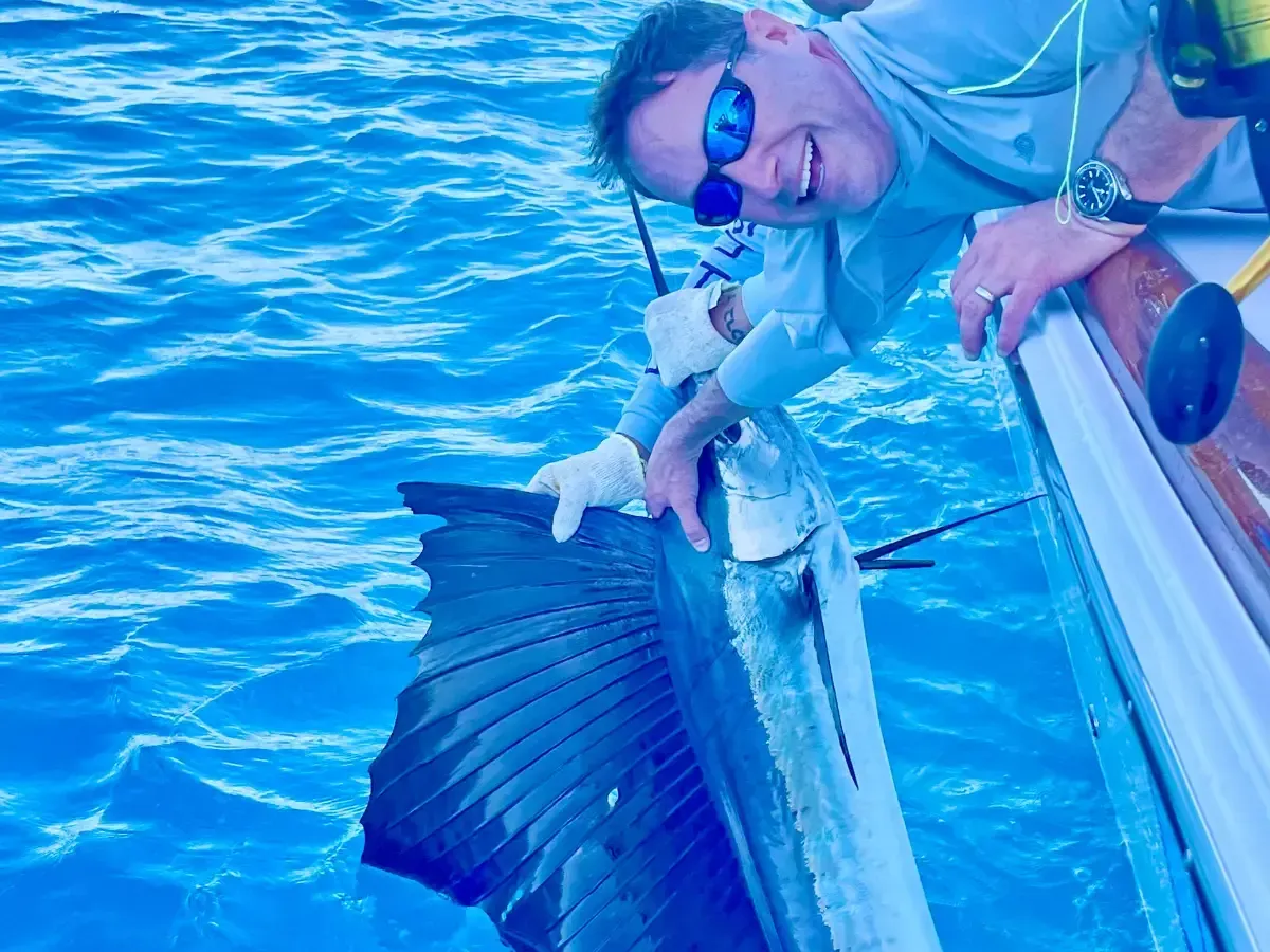 First catch on The Reel Authority
