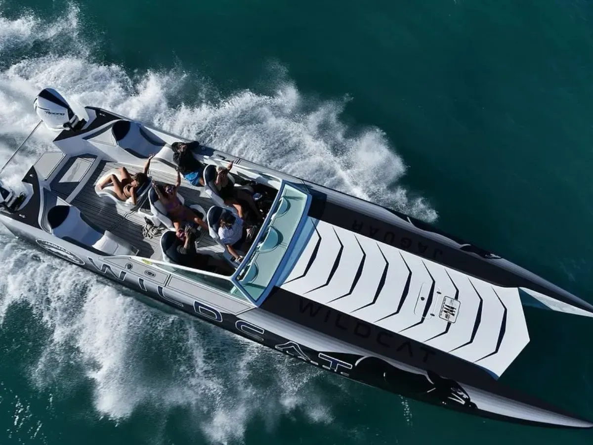 Jaguar powerboats at the Key West Poker Run