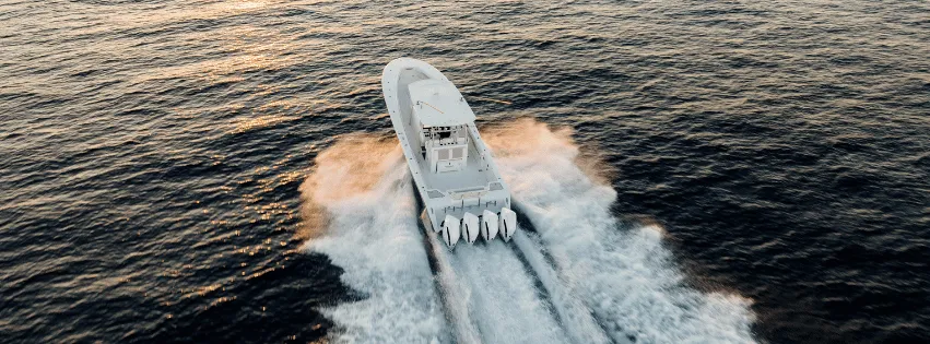 Front Runner center console running at sunset