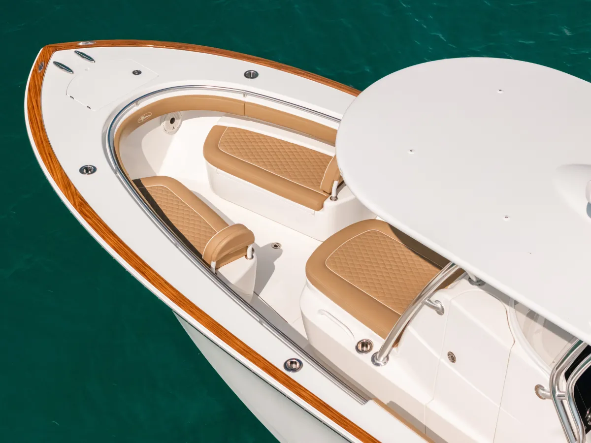 56 HCB with five mercury outboards