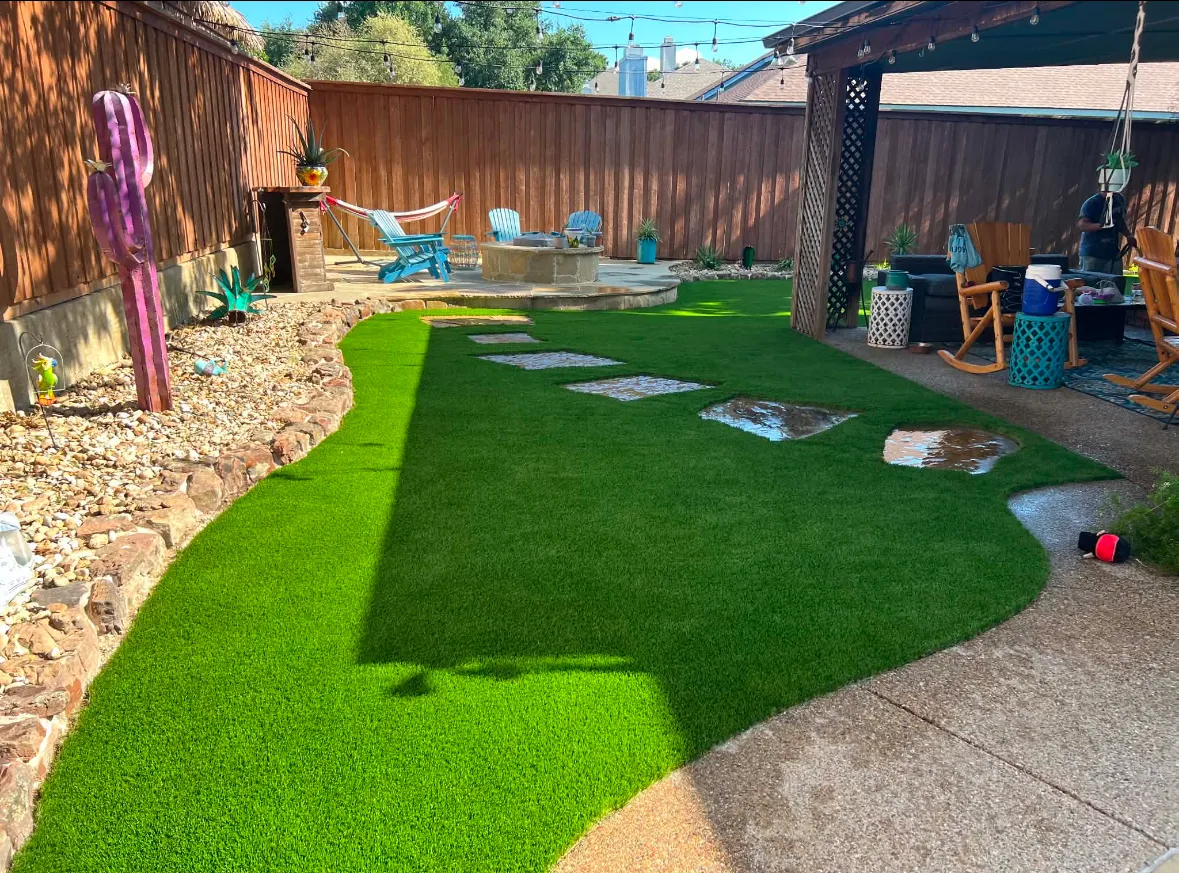 Arlington Artificial Turf Installation