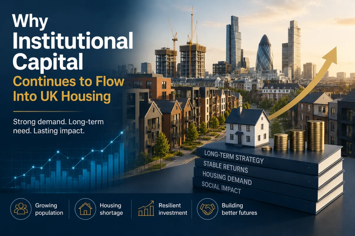 Why Institutional Capital Continues to Flow Into UK Housing