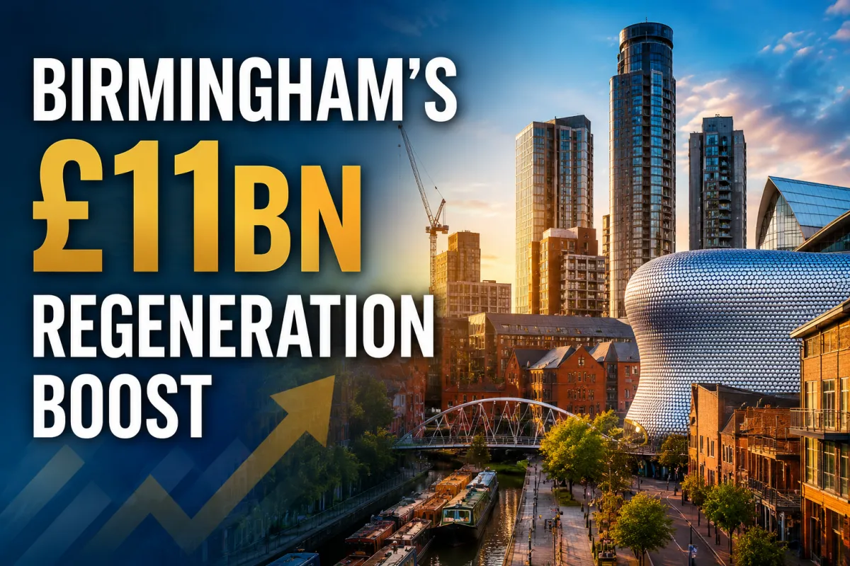 Birmingham's £11bn Regeneration Boost: What It Could Mean for Property Investors