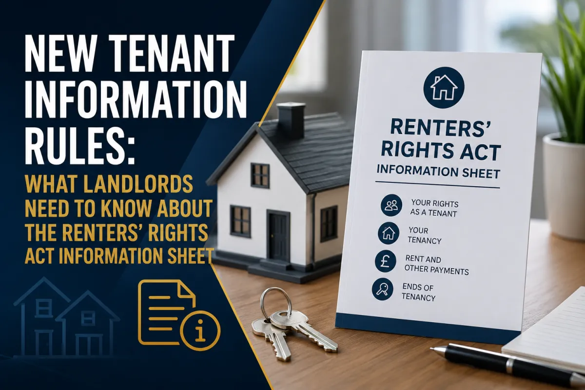New Tenant Information Rules: What Landlords Need to Know About the Renters' Rights Act Information Sheet