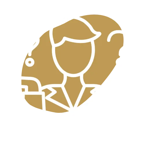 Who is fund the field person shrugging